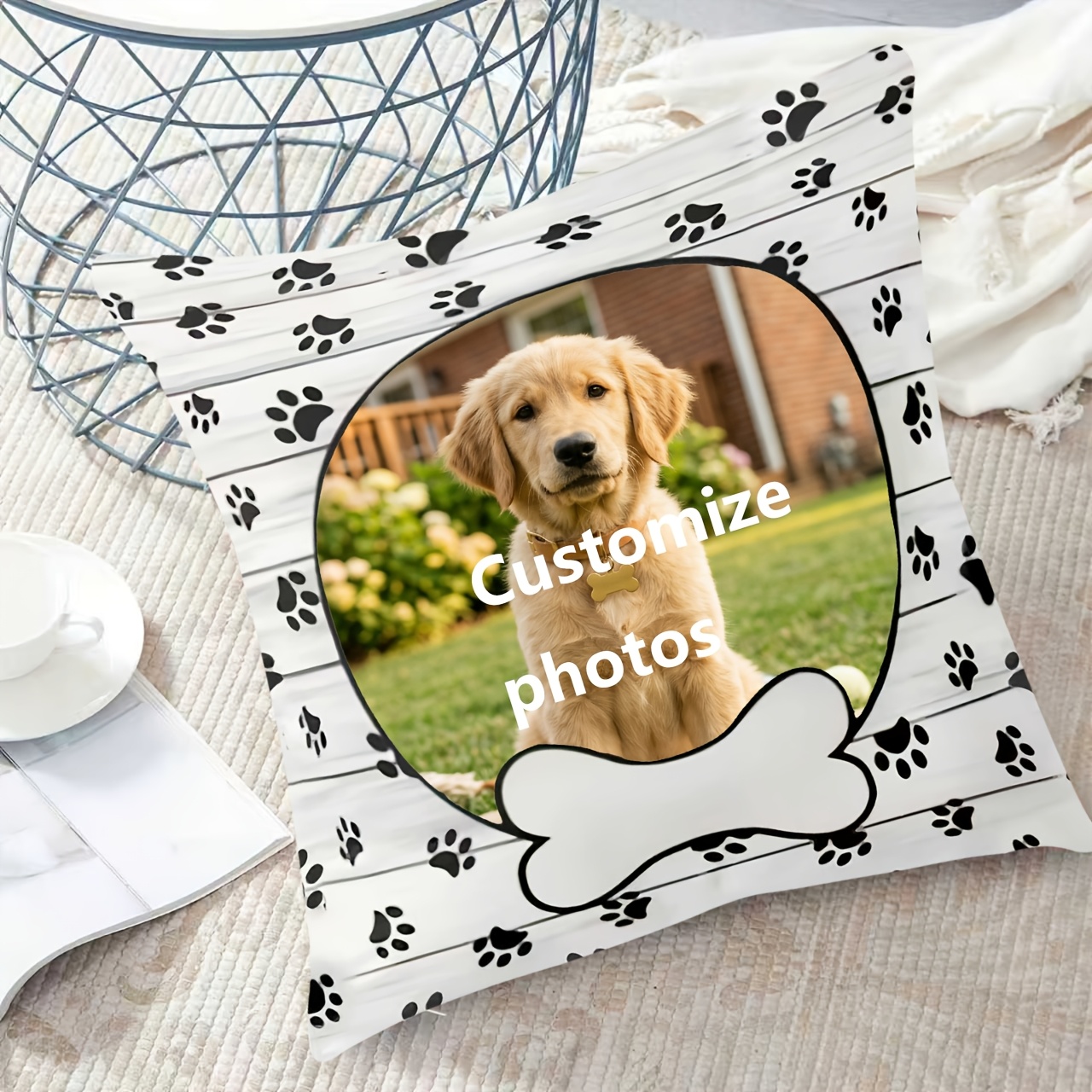 Customizable Photo Pillowcase for Pet Memorial