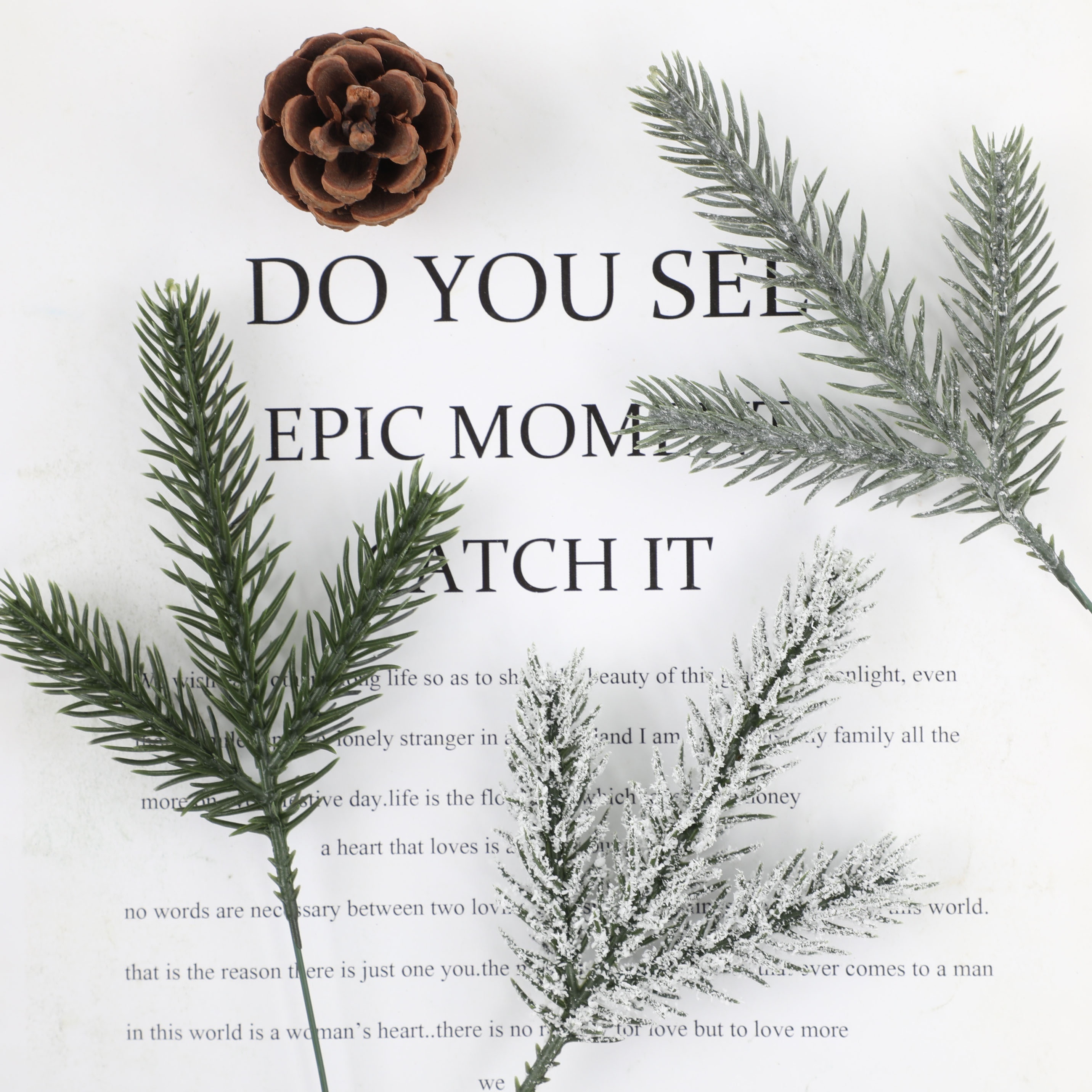 

50pcs - For Diy Wreaths, Christmas & , Ornaments And