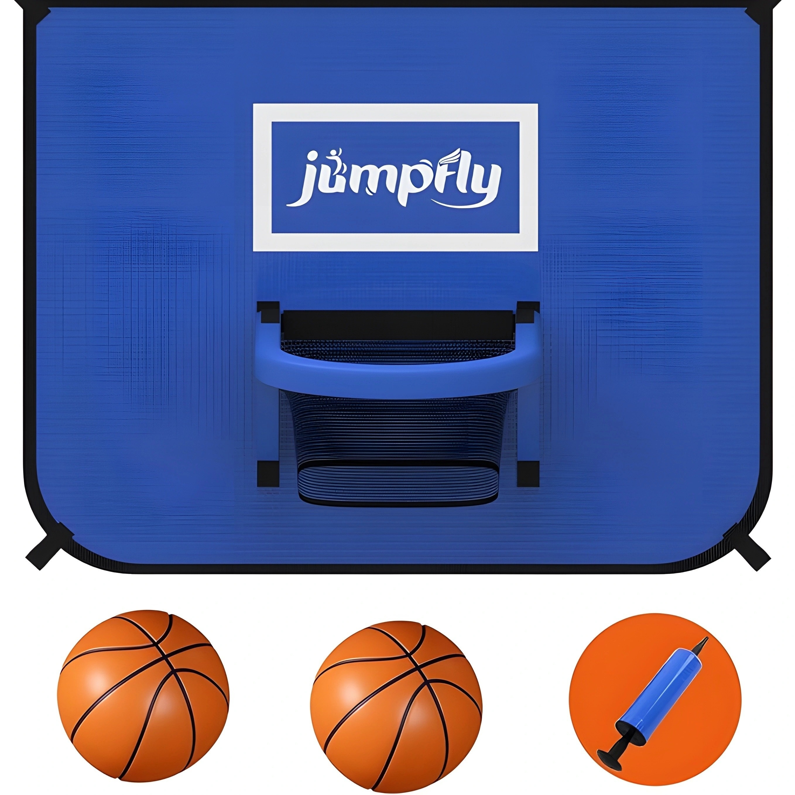 

- Enclosure, 2 Basketballs & 1 - Materials & Rim For Safe ,