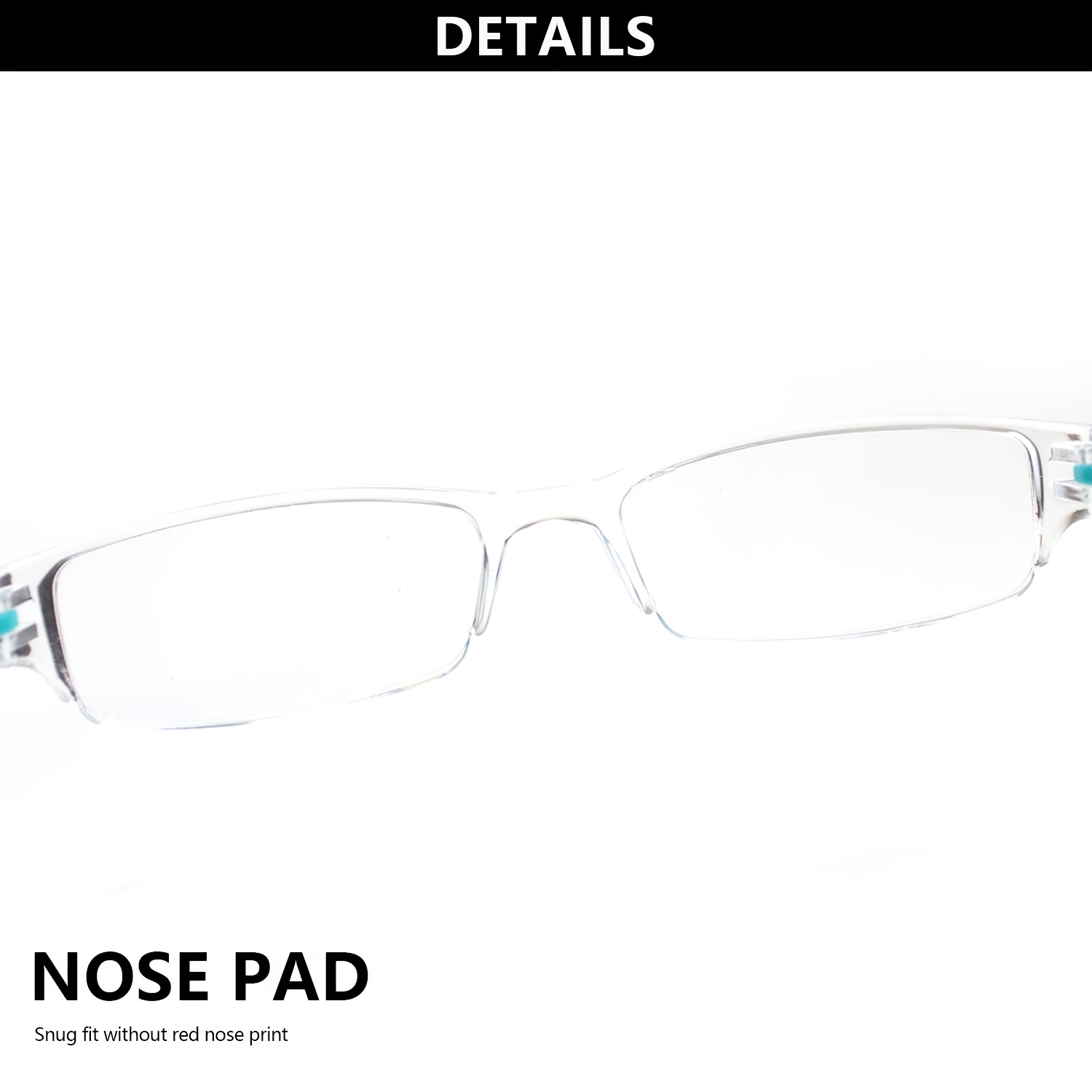 8pcs Classic Frameless Reading Glasses Set
