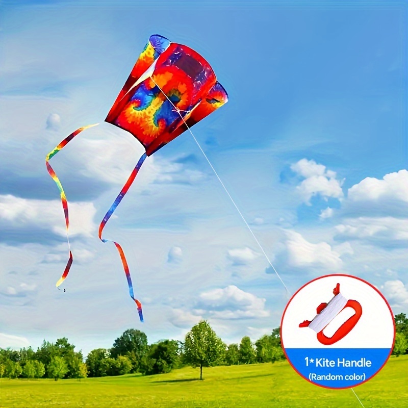 Colorful Pocket Kite- Lightweight Kite With Long Tail For Fun Outdoor  Activities