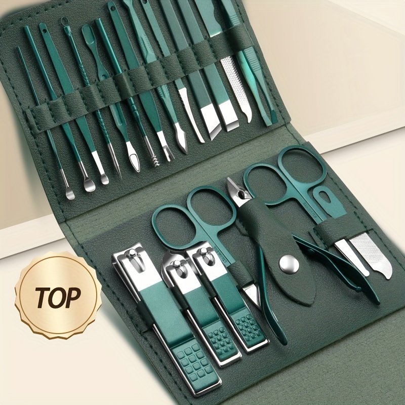 

Manicure Set 20 In 1 Stainless Steel Pedicure Tool Set – Portable For Men And Bag