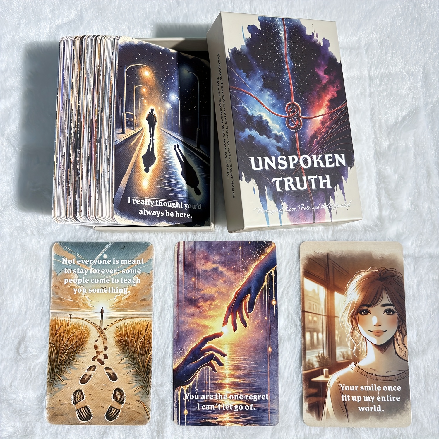 Truth Oracle Cards, , Truth Tarot Deck, English Version, With Meaning On The Cards, 54 Cards