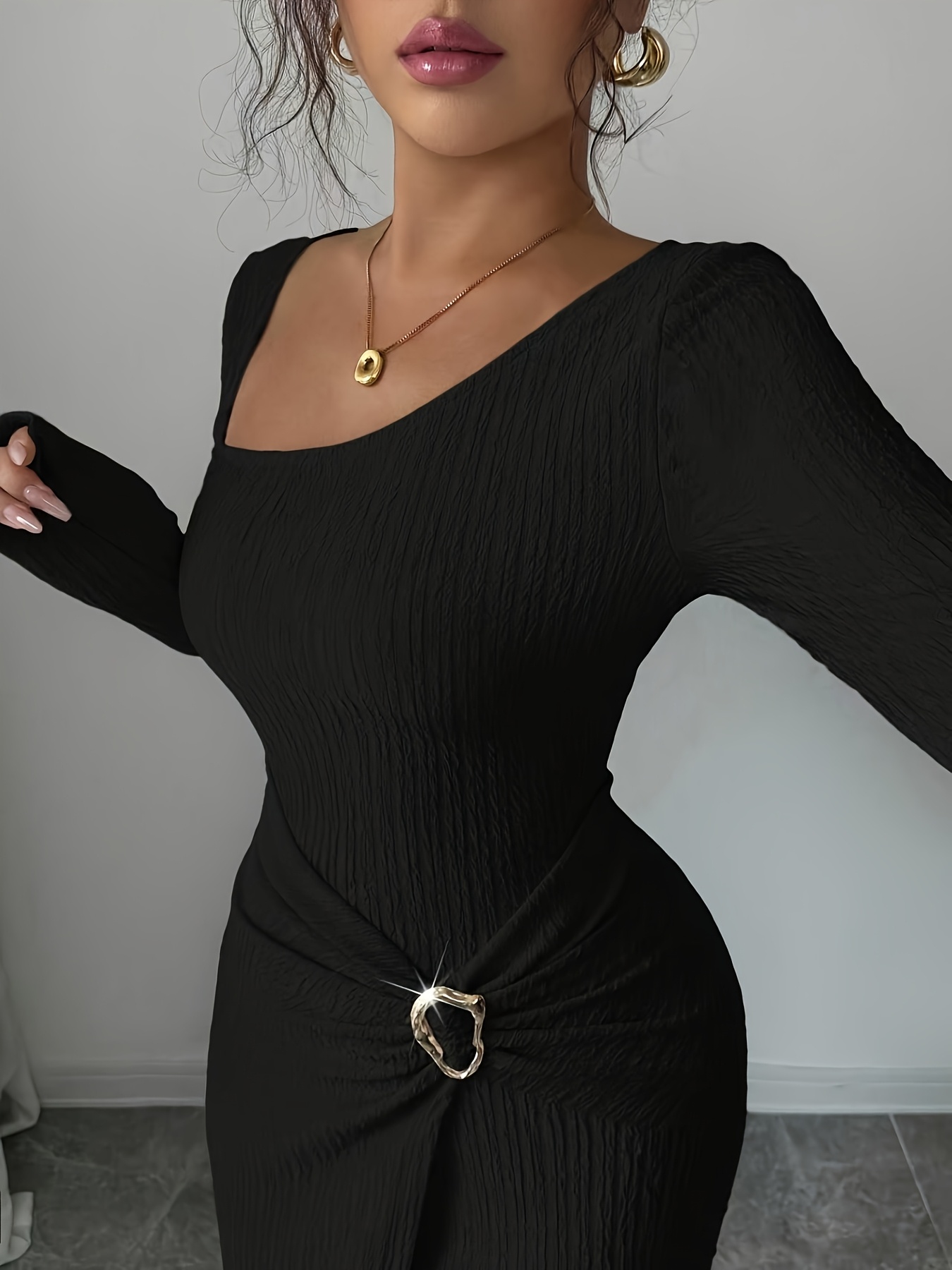 conservative bodycon dress Modest Bodycon Maxi Dress