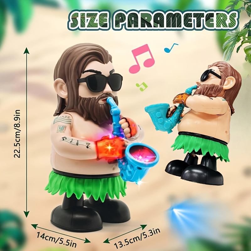 original savage stunt electric toy with moving saxophone like accessory doll for auto obstacle avoidance music lights low not included birthday christmas halloween Product details 3