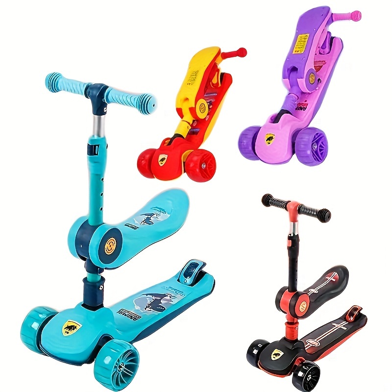 Multifunzionale Scooter Per Bambini 3 In 1 Seduto E Scorrevole