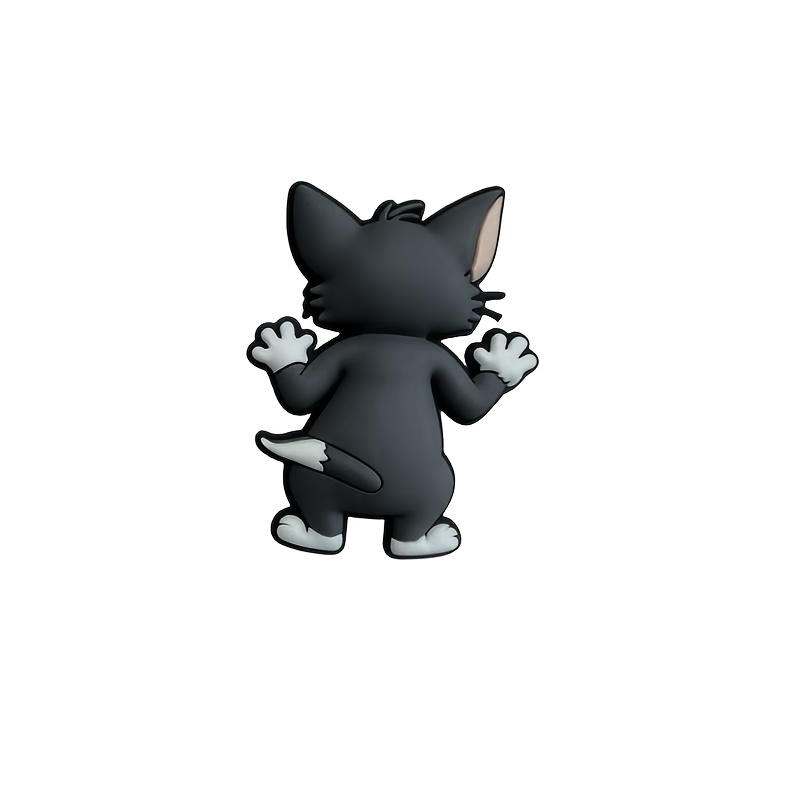 TEMU 【商品名】漫画の猫とねずみ シリコン 壁 衝突防止ステッカー、ドアハンドル 静音ステッカー、クッション 衝突防止パッド、家具、冷蔵庫ドア 衝突防止ステッカー