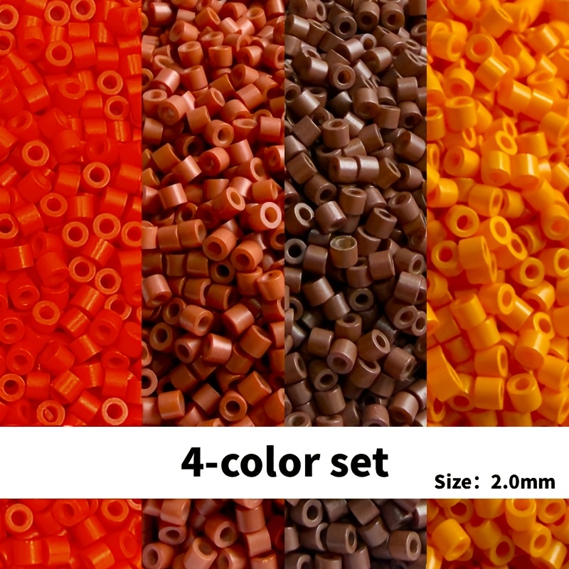 TEMU Cuentas MIYUKI Delica, Juego de , 477 piezas por color, Total 1908 piezas, 5 g por color, Total 20 g, Tamaño 2 mm/0.0787 pulgadas, Cuentas y