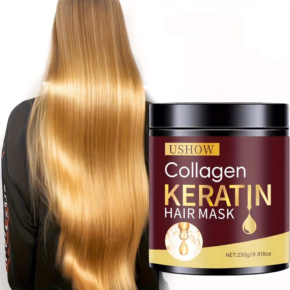 250g original protein hair mask nourishes dry and damaged hair in keratin collagen anti split ends and anti breakage s Product details 3