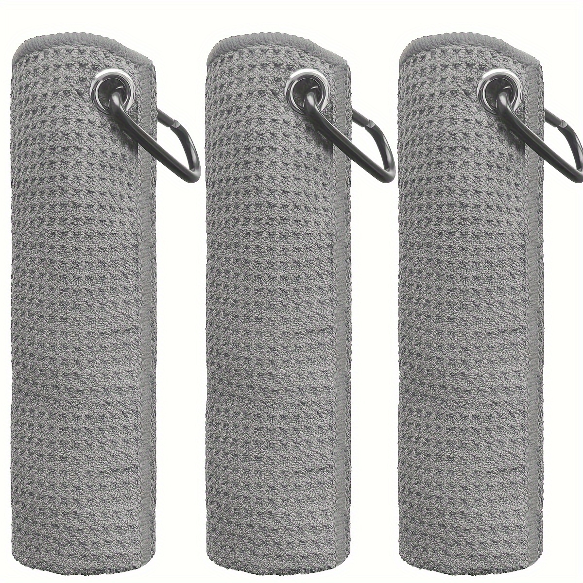 TEMU Juego de 3 Toallas de Golf, Toalla de Golf de Microfibra con de - Toallas de Golf en de Negro, Azul y
