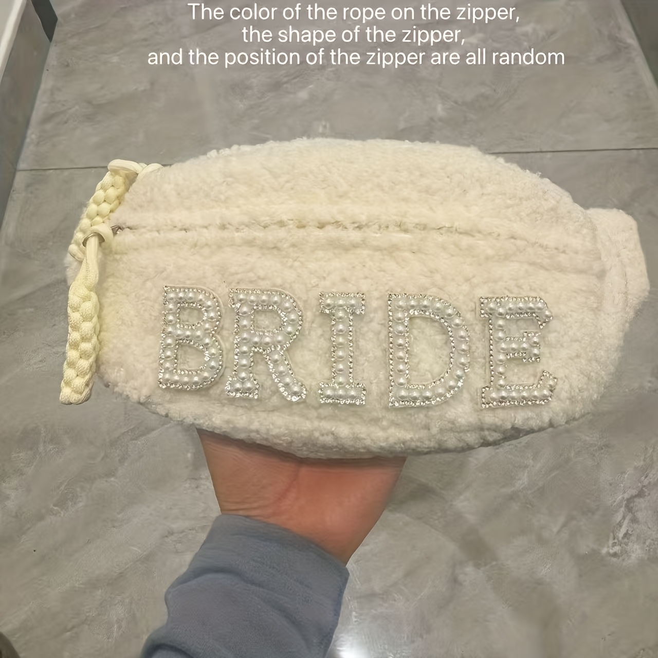 Image of 1pc Bride Waist Bag, Bridal Supplies, Wedding Party, Bachelor Party, Christmas Gift, Season, Valentine's Day Gift