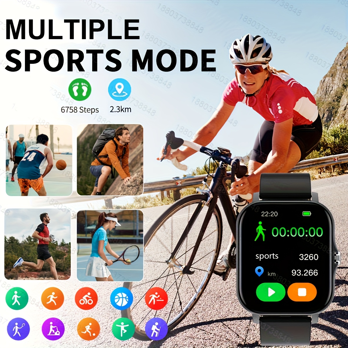 Bicicleta Relojes Deportivos Ciclismo Reloj Deportivo Reloj Para