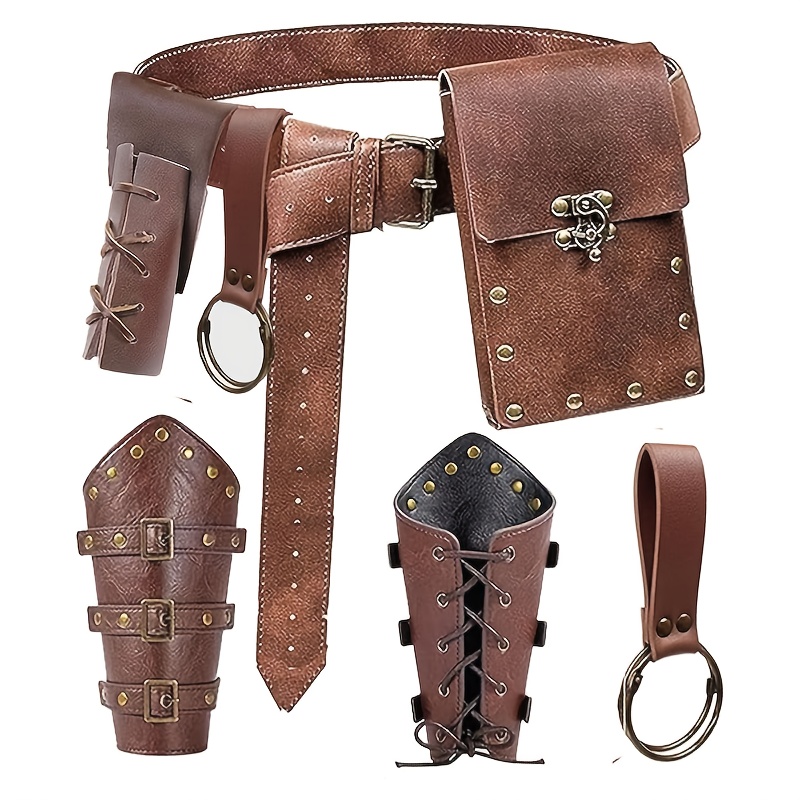 medieval viking style costume suitable for halloween christmas role playing outfits and larp party decoration stage performance props