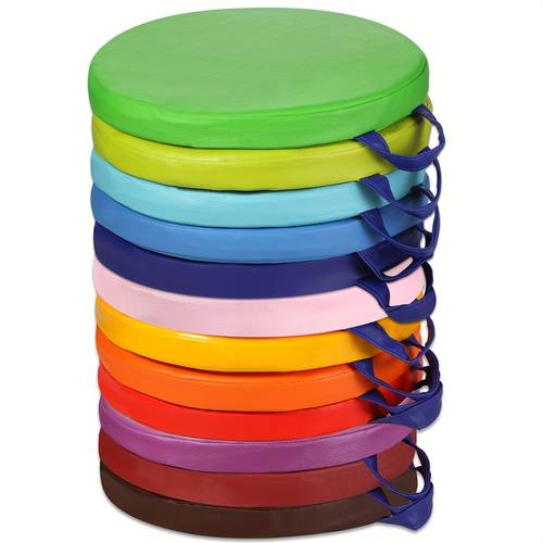 12pcs floor cushions flexible floor seating with handle for home office