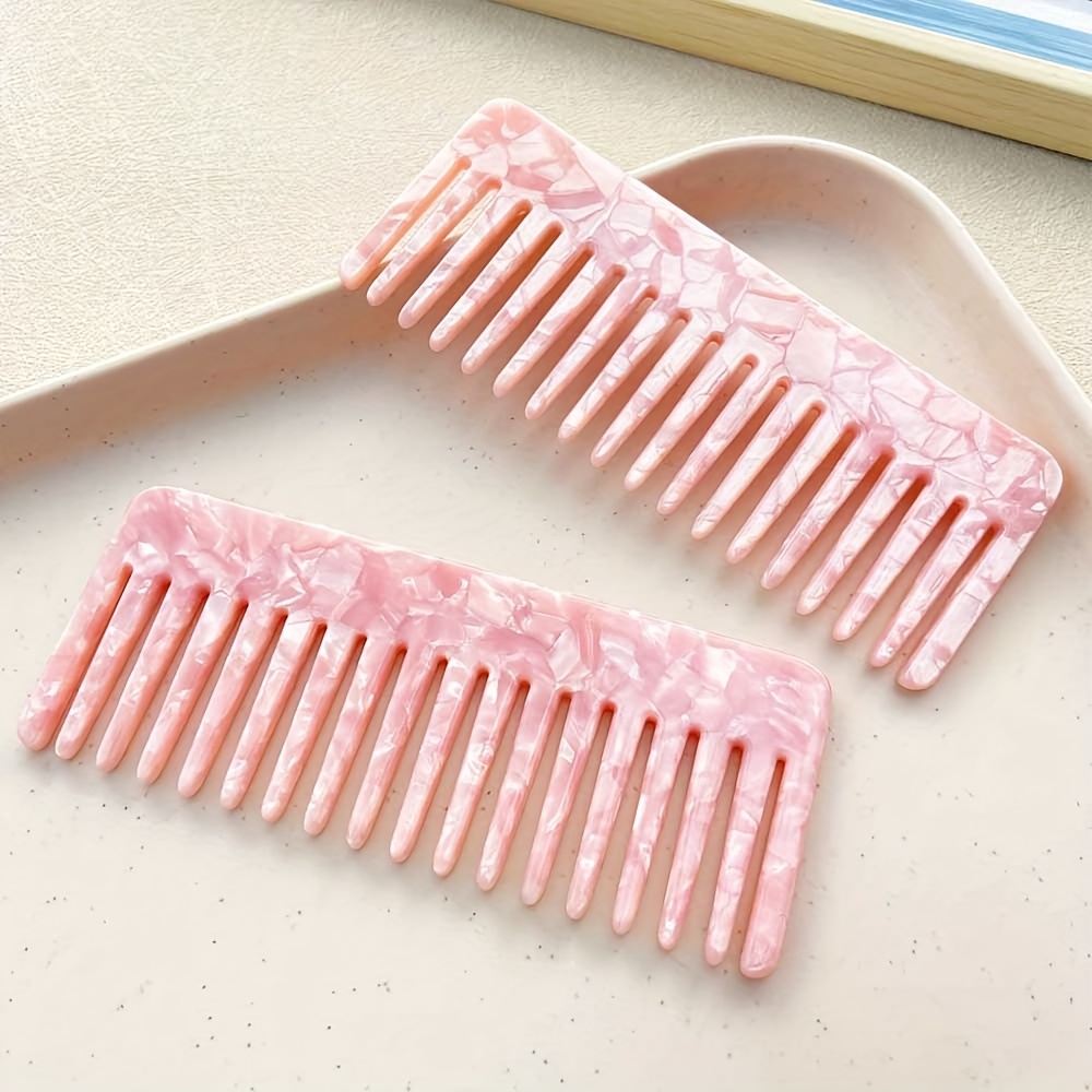 E-shop 2er-Set Pinke, quadratische, glänzende Haarknoten für Damen, Haarknoten für den Hinterkopf, Pinke Set, stark und brüchig, geeignet für alle