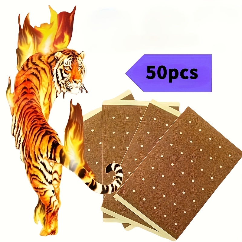 

50 Self-warming Patches - Extremely Powerful, Ideal For The Back, Knees, Neck, And Shoulders, Non-electric, Made Materials.