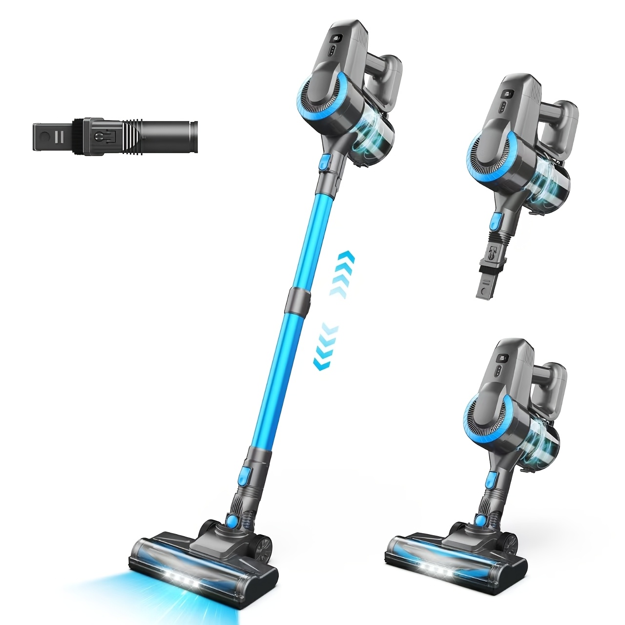 Inse Cordless Vacuum Cleaner, 6-in-1 Lightweight Stick Vacuum, Powerful Suction 46000pa, Perfect For Hardwood Floor Carpet Pet Hair Home