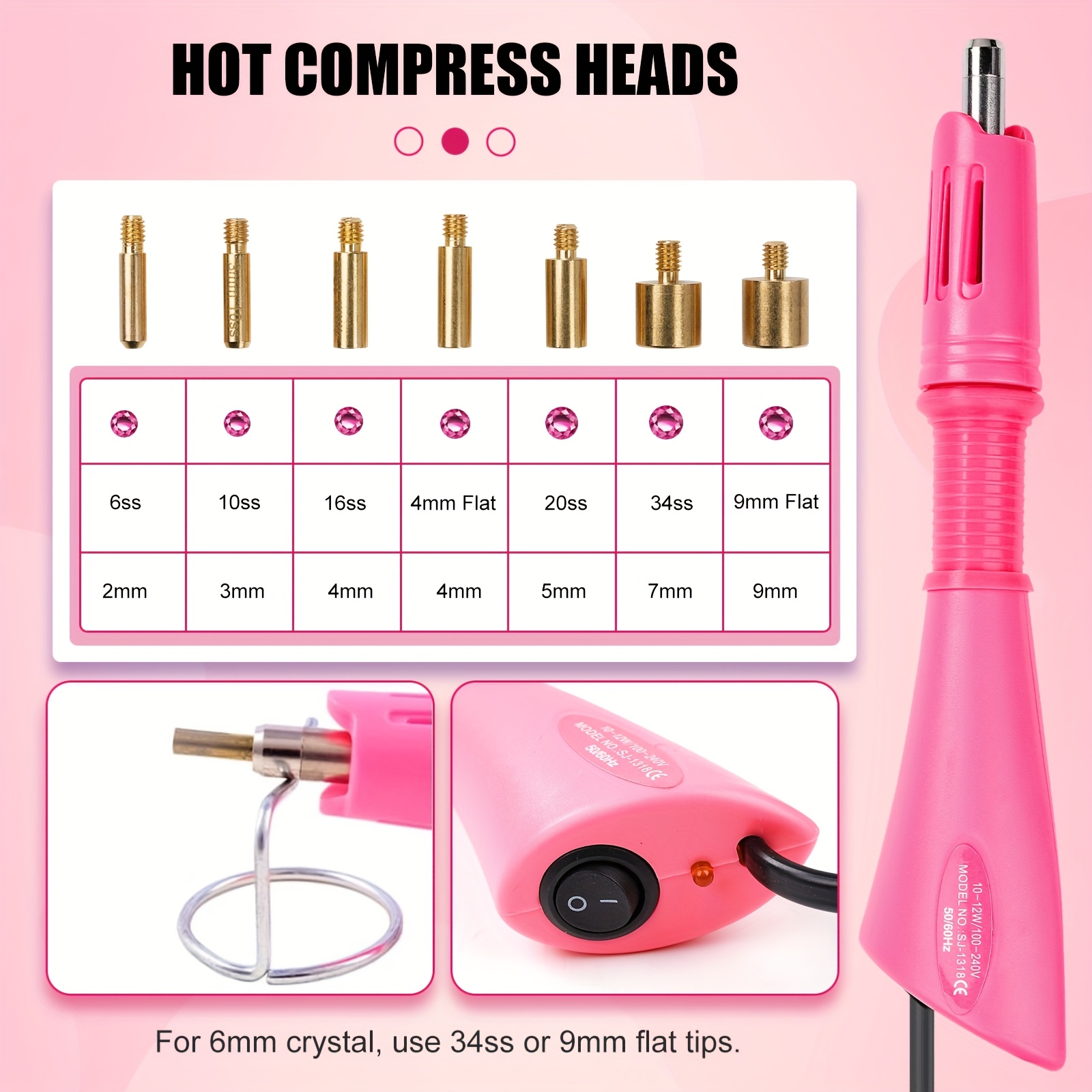 bedazzling kit   picker tool applicator diy hot fix   applicator wand tool kit for textiles crafts for blinging clothes fabric leather