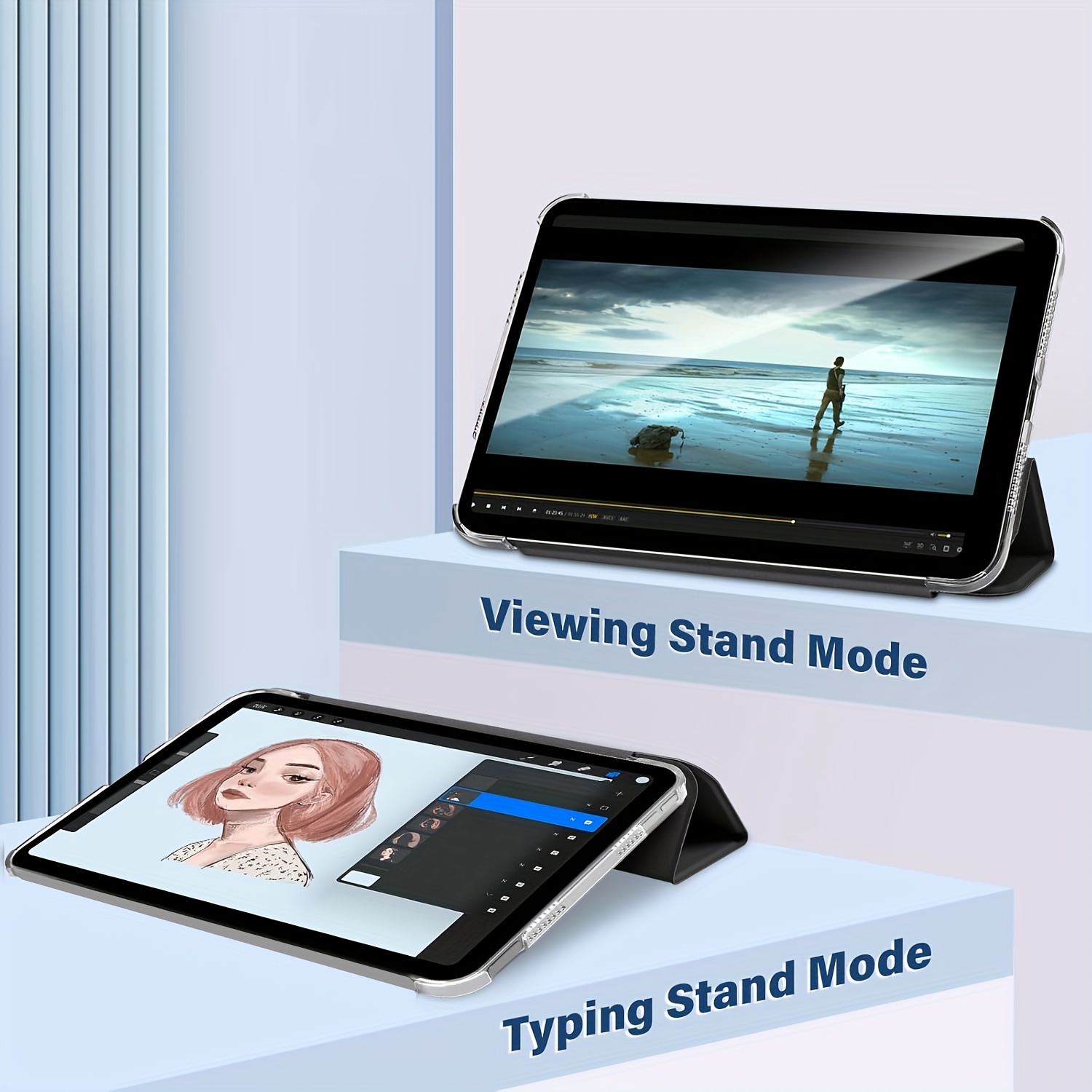 Custodia Resistente Universale Per IPad (2ª Alla 11ª Gen) – Protezione Antiurto Con Cavalletto - Foto 2