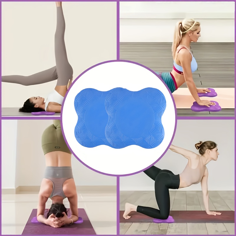 2 Thickened Yoga Kneeling Pads for Knees, Elbows, Wrists, Hands, and Head for Foam Yoga and Pilates Practice