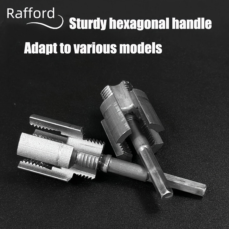 Outil De Filetage Pour Tuyaux 1/2" Et 3/4" – Taraud Interne Et Externe Intégré – Compatible Perceuse électrique