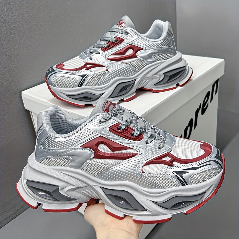 mens 2025 trendy casual sneakers breathable mesh durable Temu