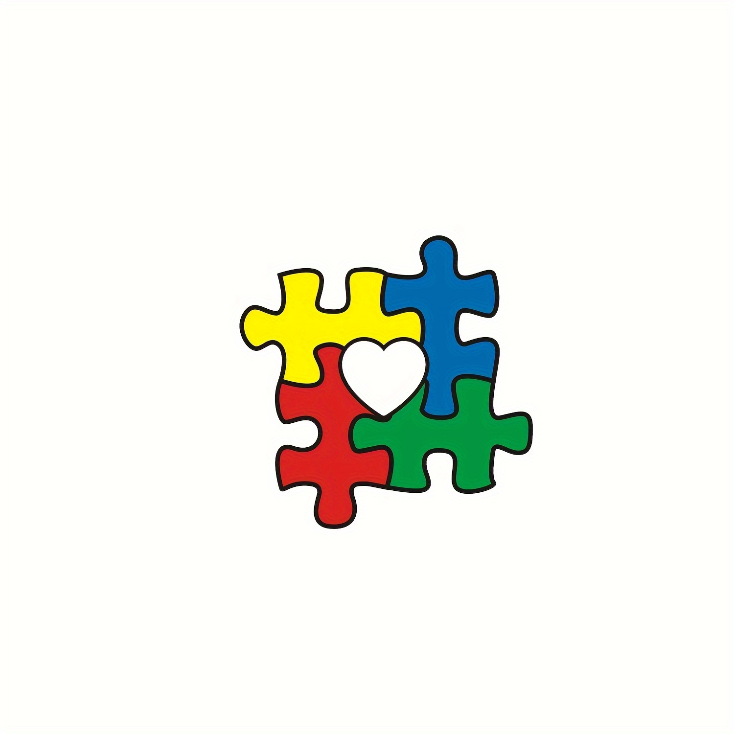 

Autism -shaped - 5x5 , & - Decal For , Laptops, Backpacks, Books, &