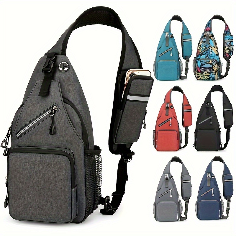 

1pc Shoulder Bag For Men And Women, Multiple Purpose Large Capacity Cross Body Bag, Suitable For Outdoor Travel And Work, Leisure Outdoor Sports Chest Bag