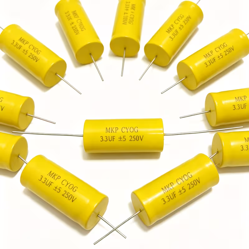 250v неполярный mkp аксиальный конденсатор 250v 4.3uf j высокочастотный фильмовый конденсатор для кроссовера динамиков/аудио желтый круглый конденсатор Детали 1