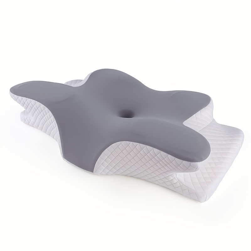 TEMU Cuscino Ergonomico a | e Confortevole a , Supporto Cervicale, Poliestere, Utilizzo in