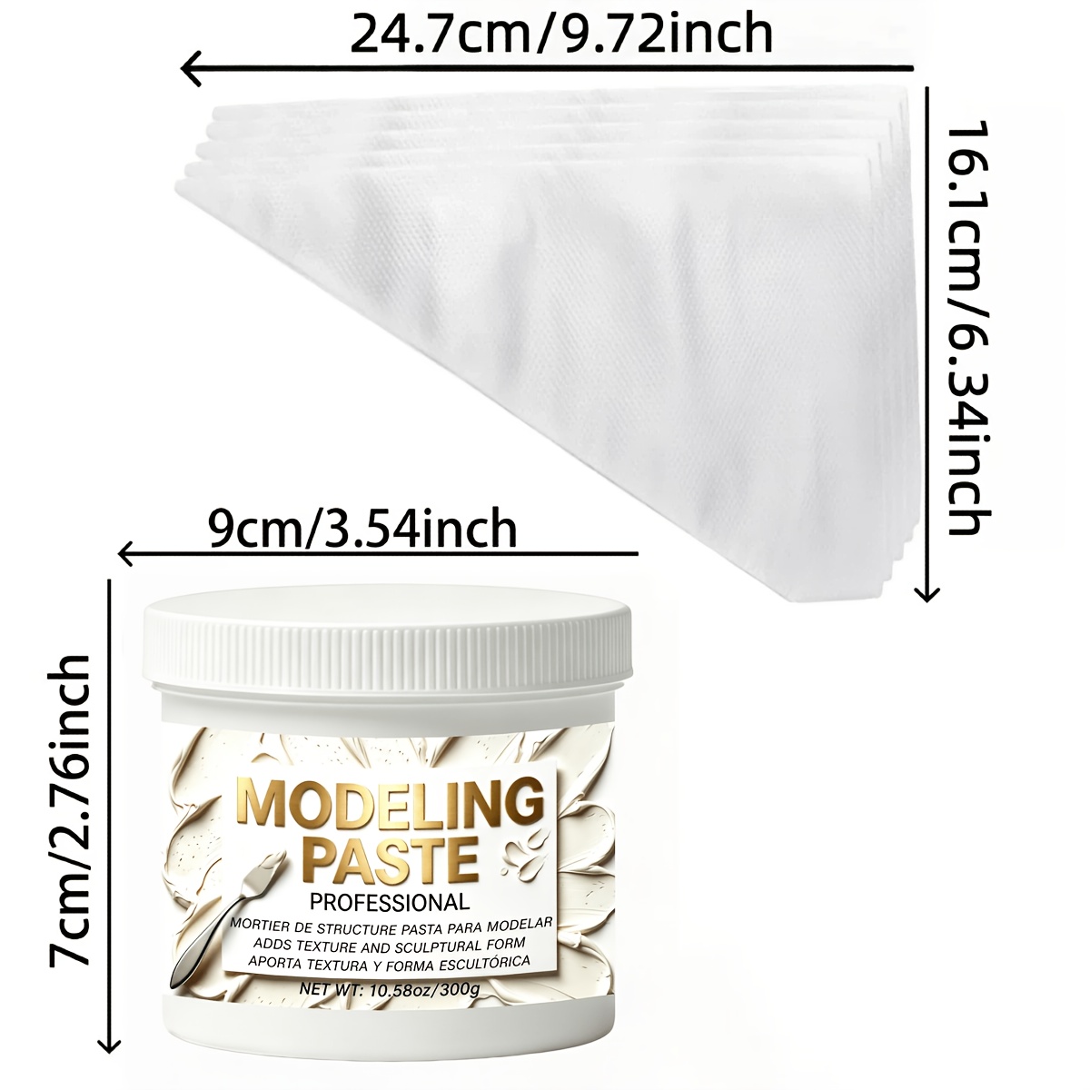 White Modeling Paste for Professional Art Sculpting
