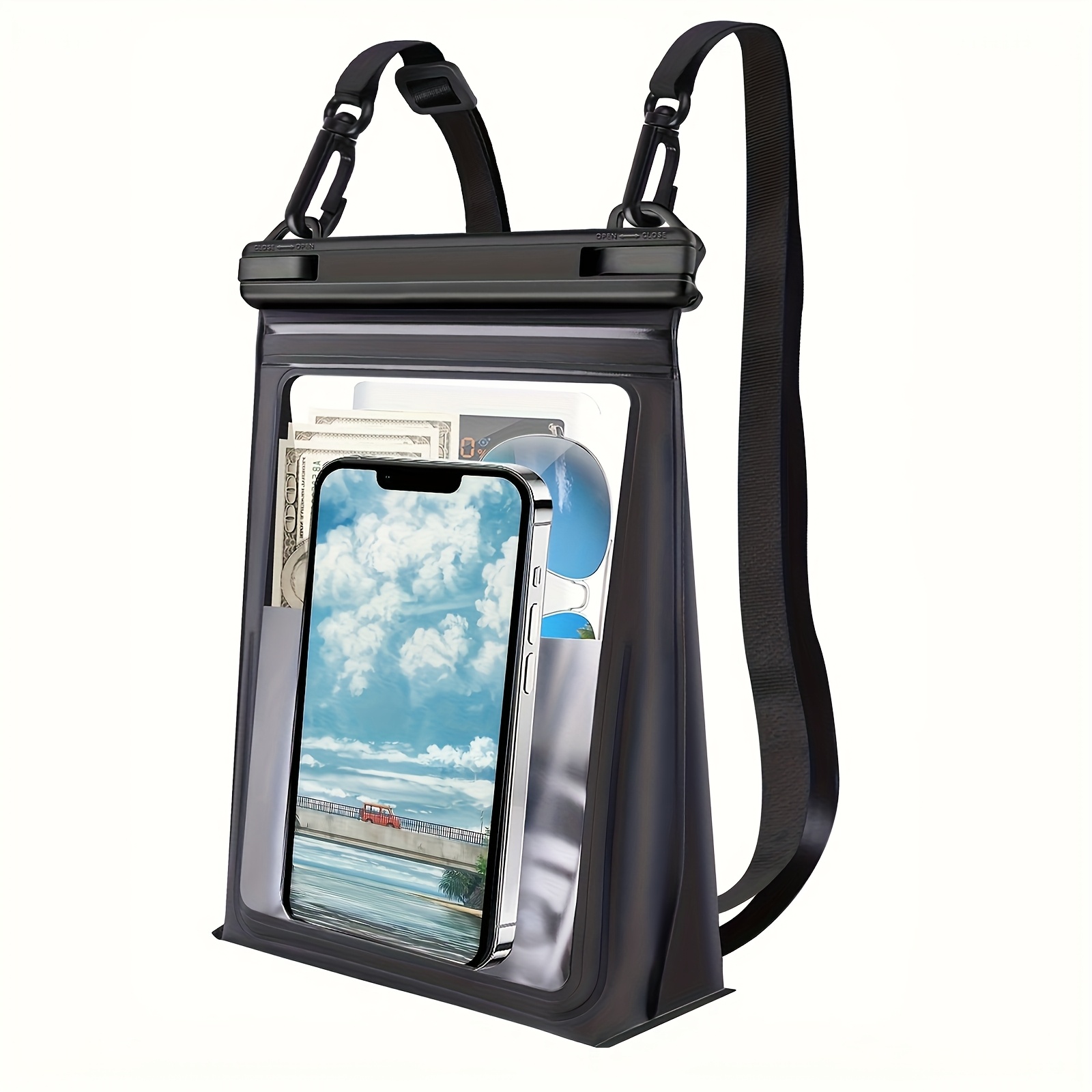 Wasserdichte Handytasche Bis 21,6 Cm – IP68, Schwimmend, Mit Halsband