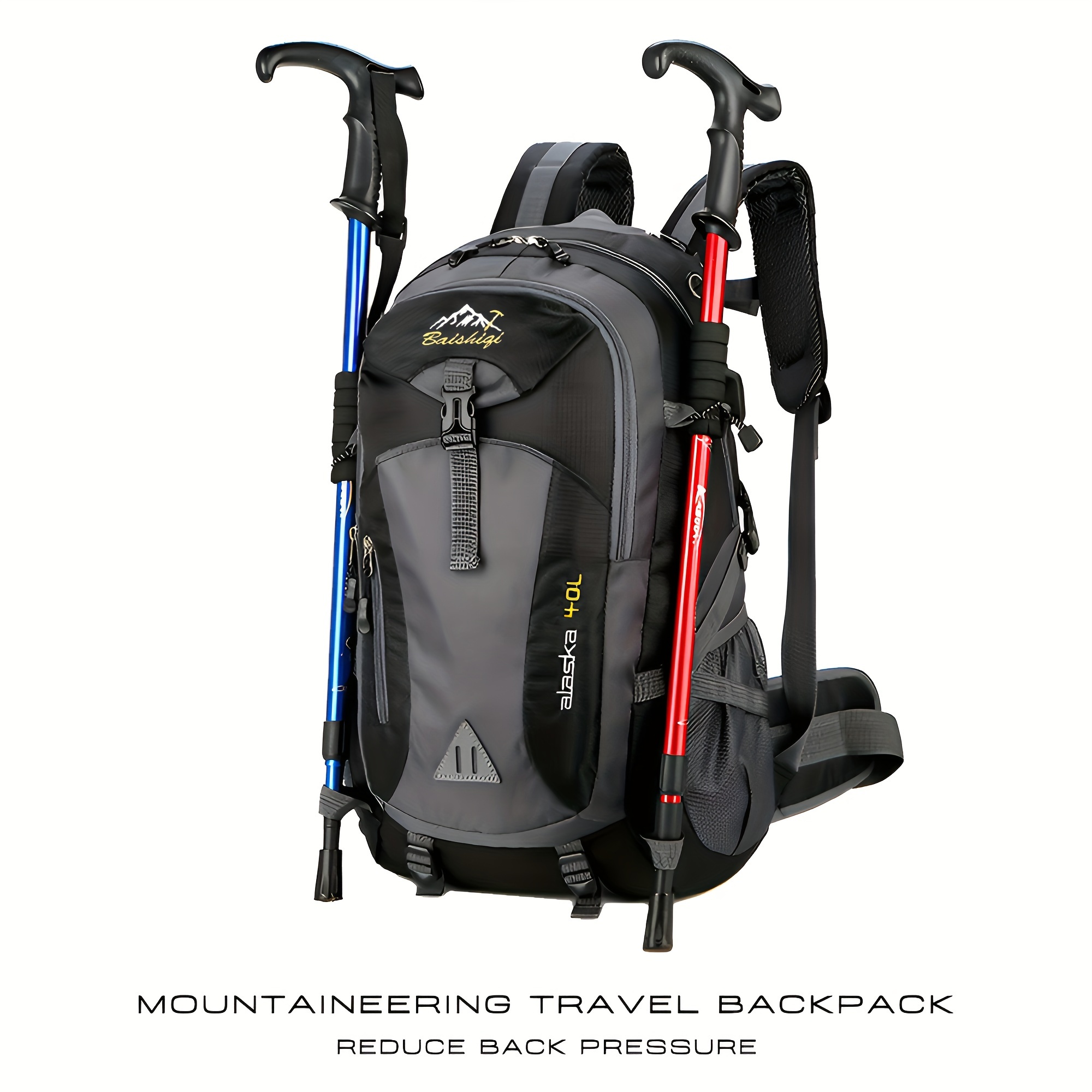 Mochila multifuncional de gran capacidad para exteriores, bolsa de montaña resistente y ligera, mochila para senderismo, bolsa deportiva para entrenamiento, bolsa de viaje elegante, bolsa ligera para ciclismo