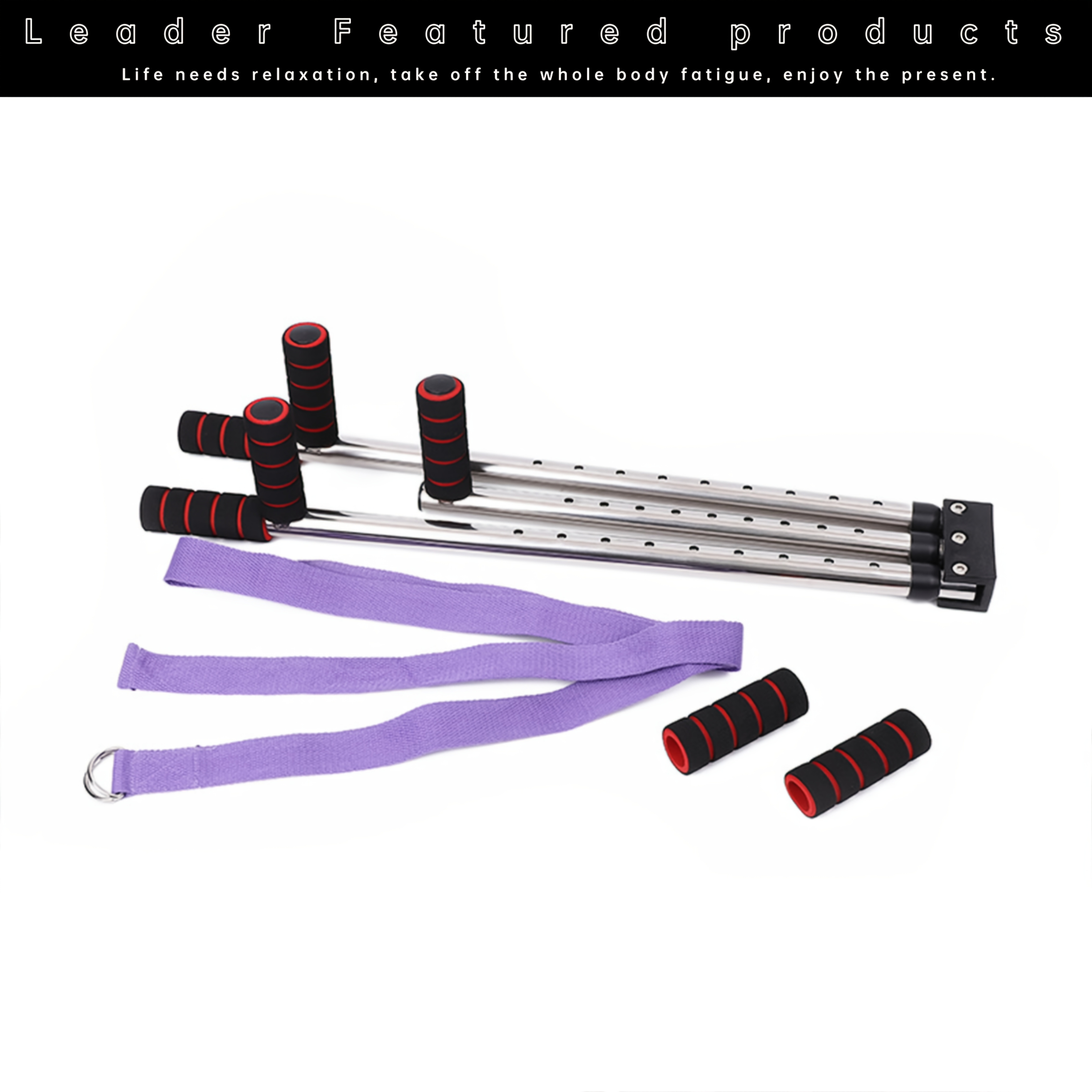 9-Adjustable Yoga Leg Stretcher, Stainless Steel Flexibility Trainer for Yoga, Ballet, Dance, Gymnastics & Boxing – Enhance Flexibility & Range of Motion – Perfect Gift for Women’s Day, Teacher’s Day, Mother’s Day & More