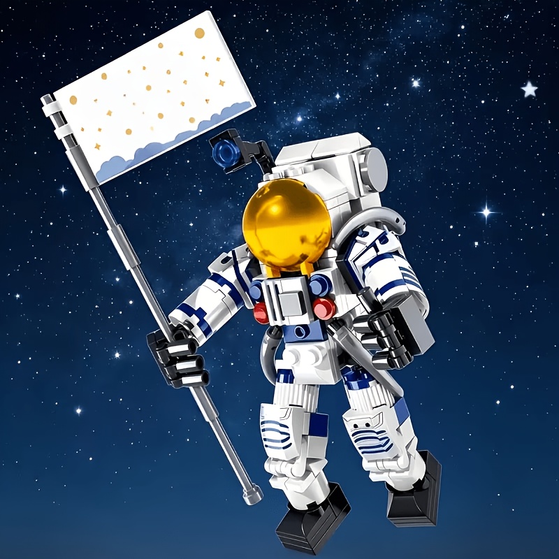 Space Astronaut Building Block Ornament, Fun Gift