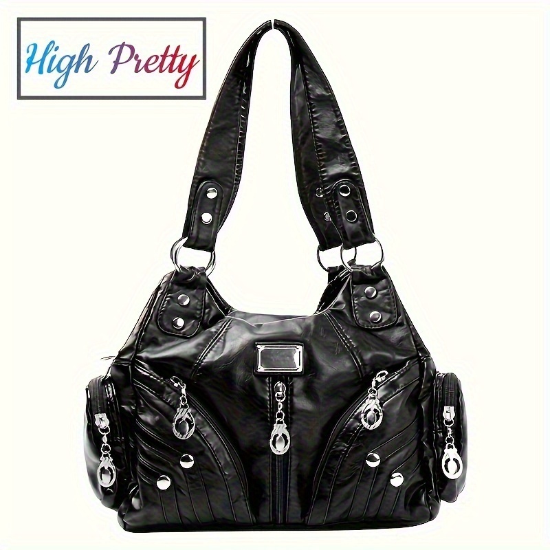 a vintage y2k punk style shoulder bag women featuring - Temu Mauritius