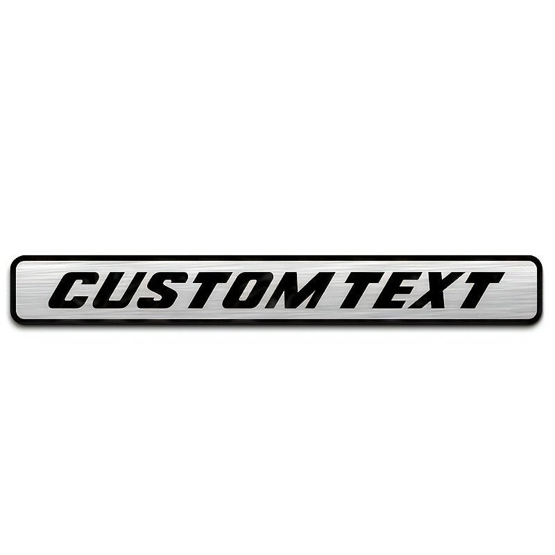 TEMU Boutique Metal Decorative Plaque With Letters, Car Emblem Decoration, Multifunctional, Suitable For Cars, Motorcycles, Cruise Ships, A Item For