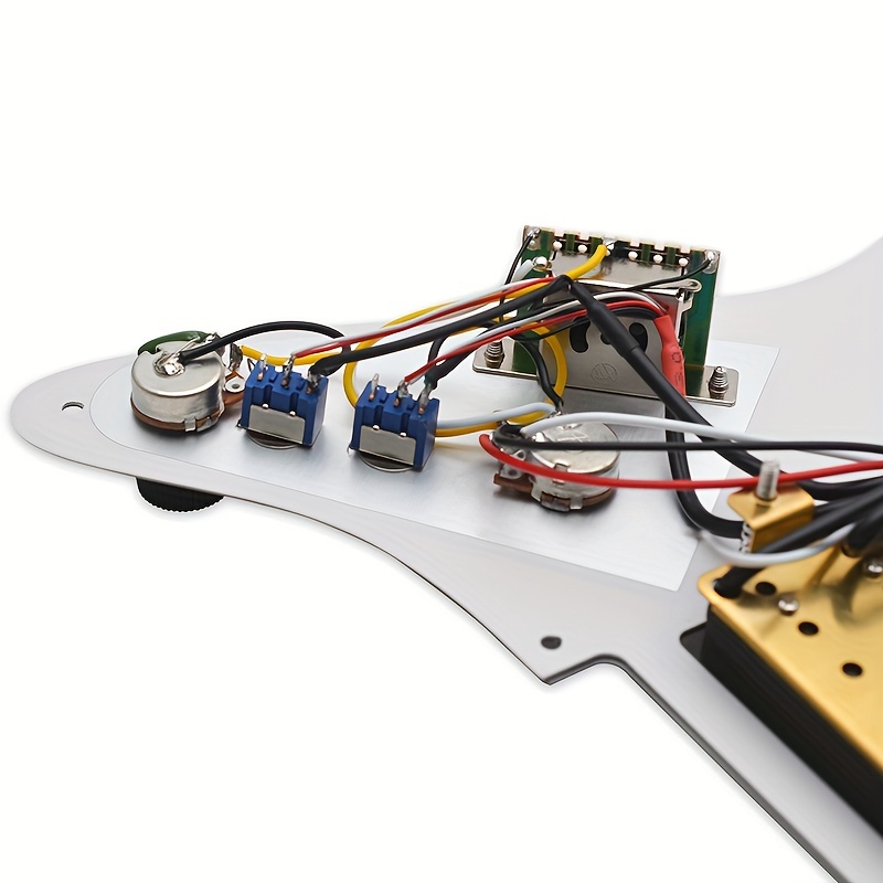 HH Humbucking Panel Pickup Assembly Four-core wire can be cut independently of the single, , Humbucker Installation, Split Coil Setup, Professionalgrade Pickups, Fourcore Design, Highquality Coils, Reliable Components, Coil Split Pickups, Humbucking Pickups, Guitar Technicians, Bass Players