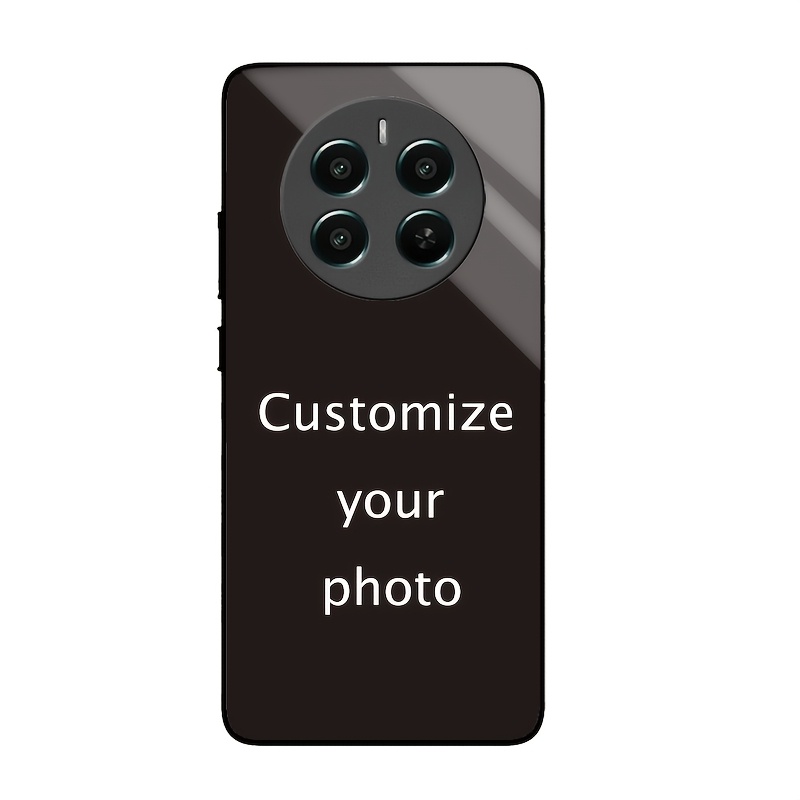 TEMU Cover personalizzata per telefono cellulare Realme 13 Pro/13+/12pro/12//11//10+/9i/9Pro, con motivo foto di e genitori-, specchio ad definizione