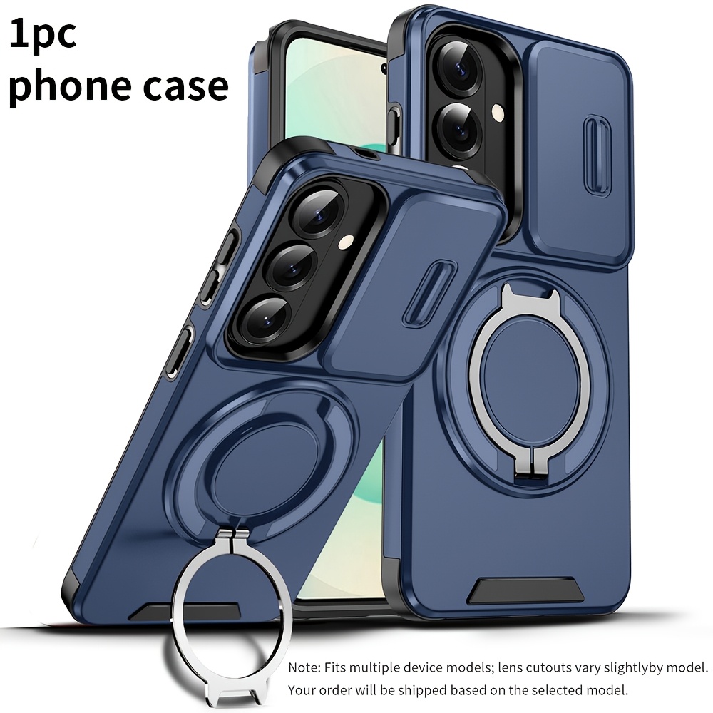 TEMU para Teléfono - con Soporte para Samsung Galaxy S26 Ultra S26 S25 Ultra S25+ S24 Ultra S23+ S23 S23 Ultra S22 S21 FE, Cubierta Antigolpes