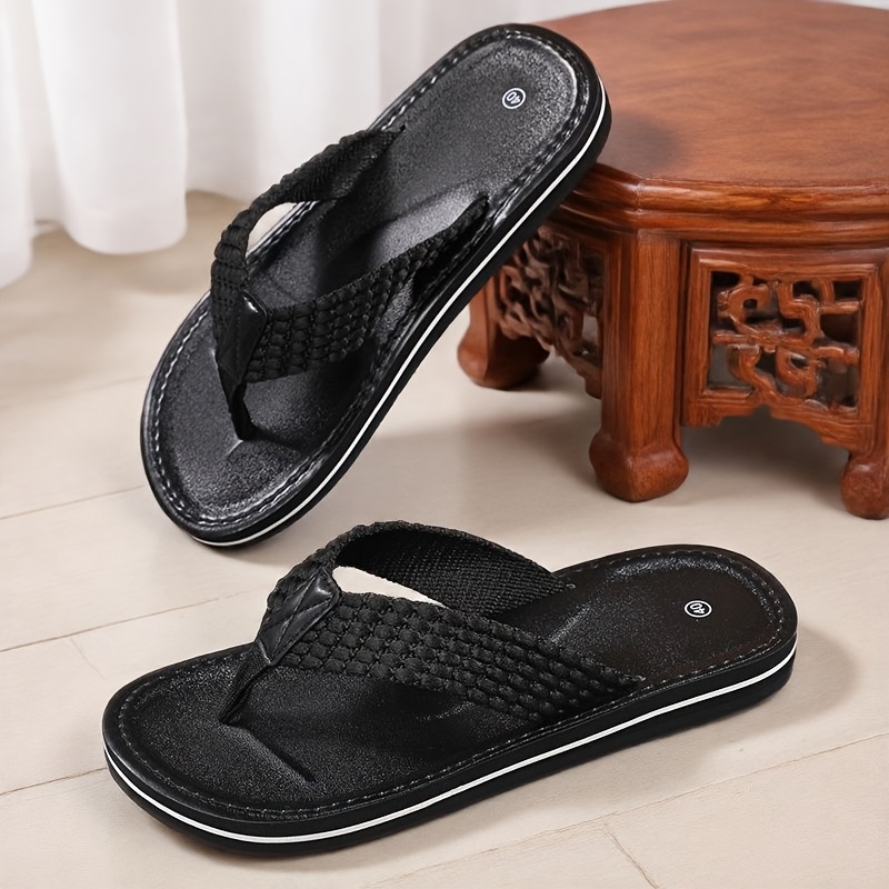 TEMU Men's Sandals, Slippers, Men's Flip-flops, Men's Beach Sandals, Casual Summer Flip-flops, Lightweight And Comfortable House Slippers, Sandals,