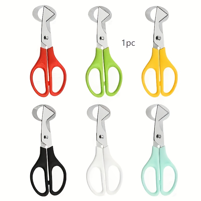 Stainless Steel Cutting Tool For Cutting Quail Eggs, With Multifunctional Scissors, Suitable For Birds And Pigeon Eggs, Portable And Durable, Tool, Random Color