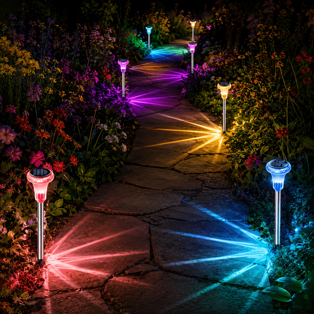 12er pack solar led leuchten solar led stiftleuchten