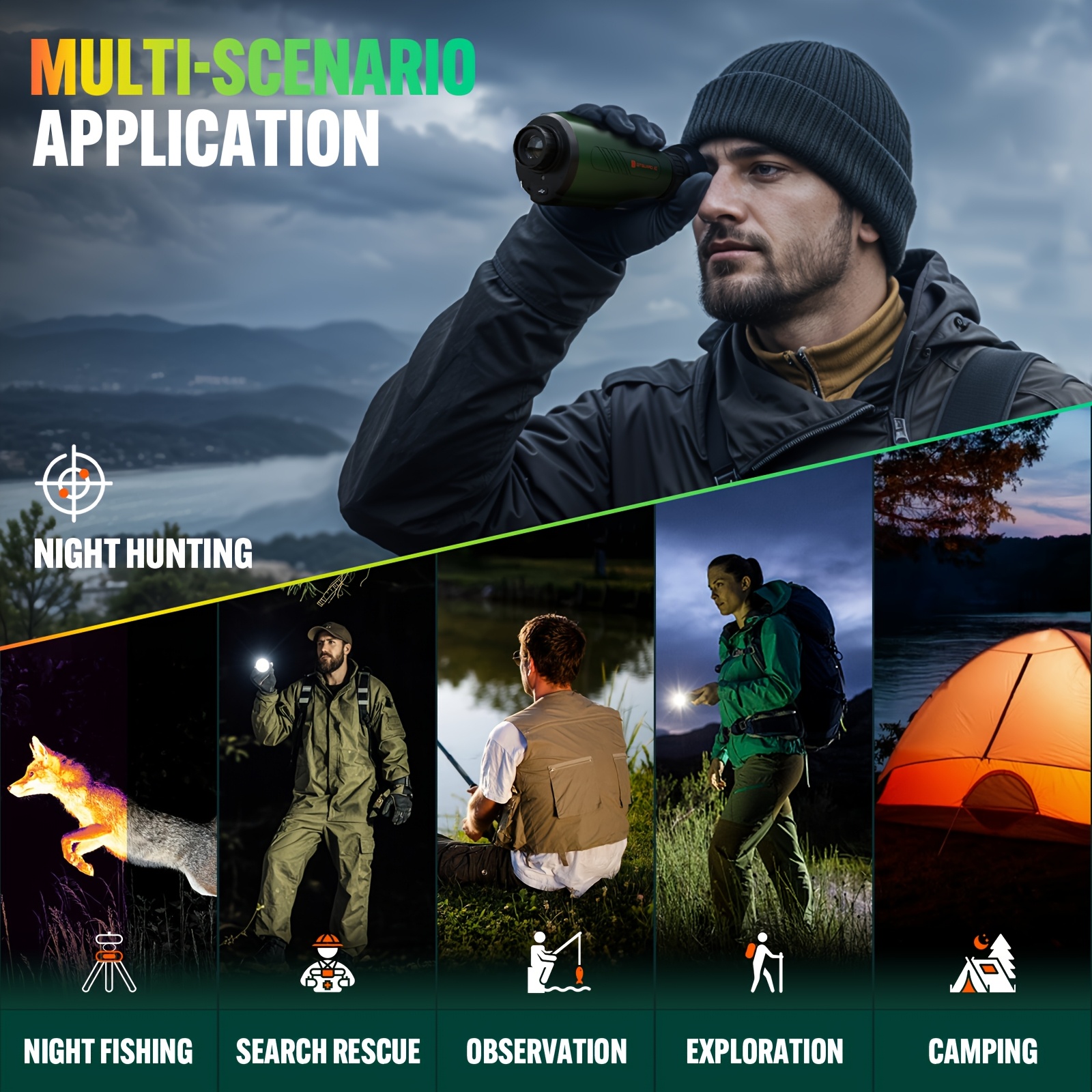 GTGUARD H3 4k HD Thermal Imaging Scope, 0.32