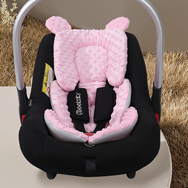 Image of Double-sided Winter Children' Seat Cushion - Thickened Warm Breathable Auto Seat Pad, Suitable For Kids' Dining Chairs And Travel