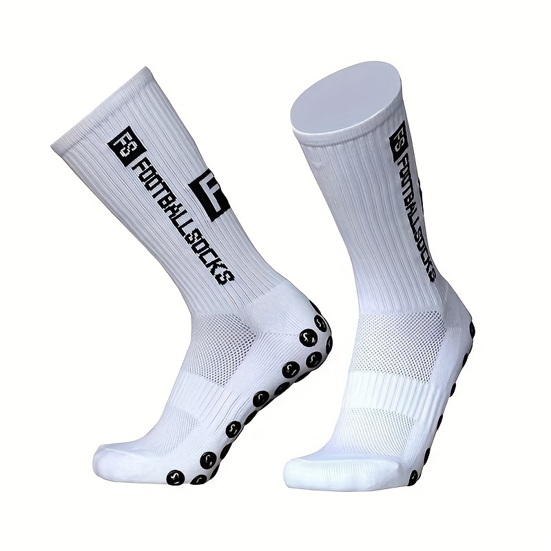TEMU 5-pair/10-pair Men's And Women's Outdoor Sports Socks, Hiking Running Socks, Soccer Socks, Non-slip Outdoor Sports Socks, Silicone Round