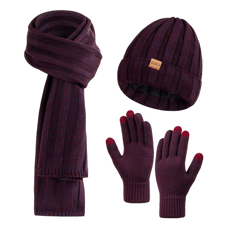 Ecodudo - Gorro De Invierno Para Hombre, Gorro, Bufanda, Gua | Envío Gratis