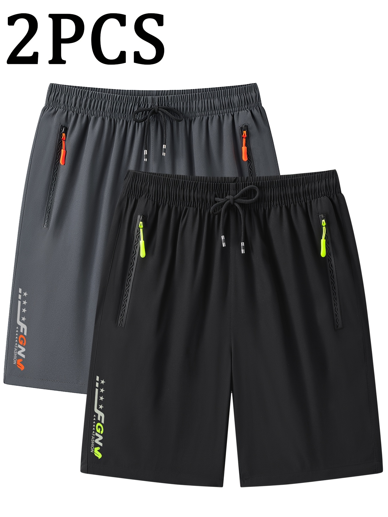 summer shorts running loose shorts quick dry shorts two pack