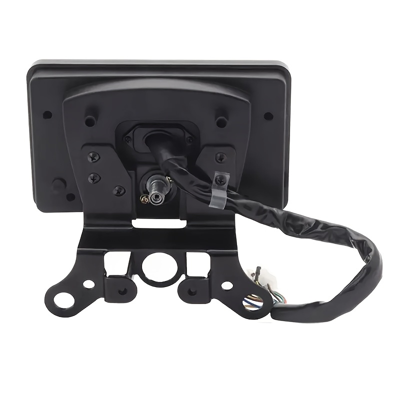 Motorcycle Multi-functional Digital Instrument Panel, Designed with Keyhole. Motorcycle Speedometer Instrument Panel, Tachometer, Odometer, Universal Parts for Upgrading Motorcycle Dashboards, for GL150 GL-150 YBR125 CG125, ITALIKA EX125 FORZA125