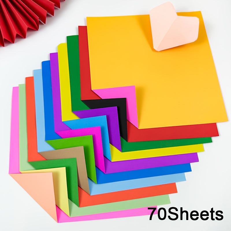 

70 Sheets Premium Square Origami Paper, 5.9 X 5.9 Inches, Double-sided Two-color, 20 - Ideal For Crafts, Diy Projects & Gift Wrapping